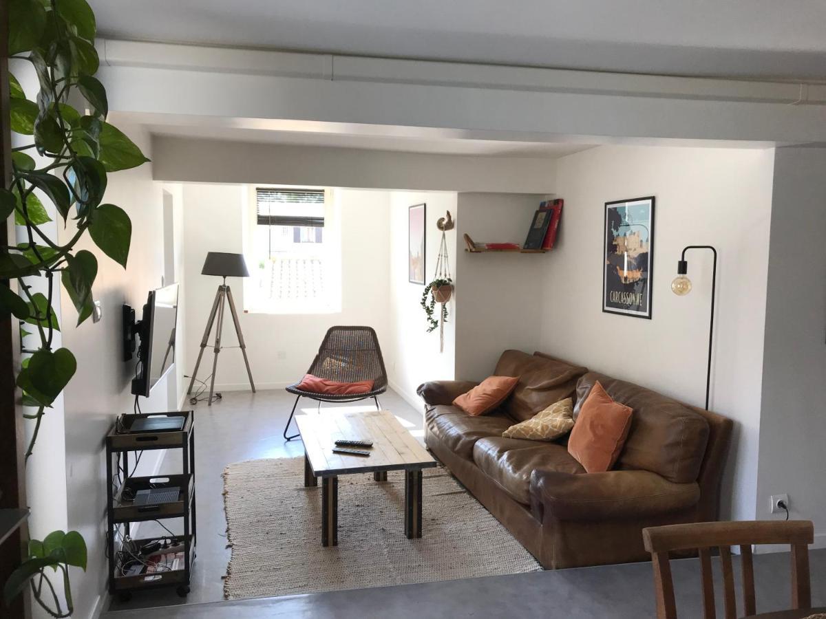 Appartement Climatise Avec Terrasse カルカソンヌ エクステリア 写真